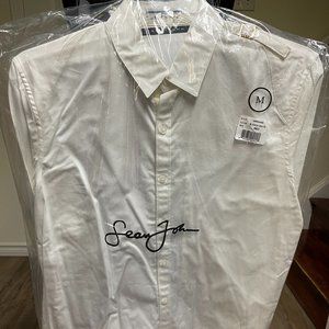 Sean John White Dress Shirt Size M